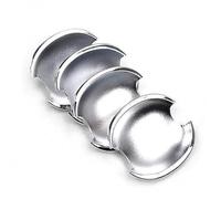 QASULER , for, 2009-2014 Nueva Taza de Cubierta de manija de Puerta de Coche cromada de Fibra de Carbono moldura de manija de puerta exterior(BLACK Model 3)