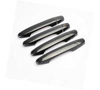 QASULER For CR-V CRV, for Civic, 2012 2013 2014 2015 2016 Cubiertas de manijas de puerta de fibra de carbono cromadas moldura de manija de puerta exterior(Carbon Fiber)