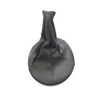 QASULER For Fiat, PANDA 2003 a 2012, for Fiat, 500 500C 2007 a 2013, cubierta de cuero for collares de cambio de marchas de coche Perilla de palanca de cambios manual