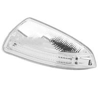 QASULER For, for W204, for W164, for ML300, for ML500, for ML550, for ML320 Lámpara LED de luz Intermitente de Espejo Lateral Luz de señal de Giro del Coche(Black Left)