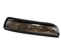 QASULER For Hyundai, for I30 2009-2012 LED Espejo retrovisor del coche Lámpara de señal indicadora marcha atrás ala lateral Luz de señal de giro del coche(BLACK Black Right)