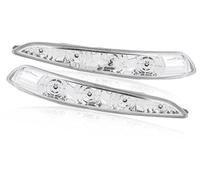 QASULER For Hyundai, for Sonata 2011-2014, for I45 2009-2011 LED Luz de señal giro espejo lateral lámpara 876144Q000 876124Q000 Luz de señal de giro del coche