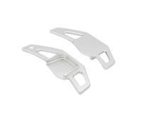 QASULER For Kia, for Ceed GT SW Combi JD 2013 2014 2015 2016 Volante de coche Paletas cambio marchas extensibles Cubierta del ala lateral del alerón trasero del co(Silver)