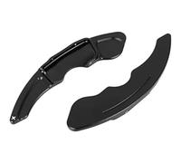 QASULER For Lexus, es NX RC F, for Sport, for Fsport IS200t IS250 IS300 IS350 IS300h Extensión de palanca cambios for volante coche Cubierta del ala lateral del alerón trasero del co(Schwarz)