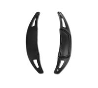 QASULER For Mercedes-Benz, 2015+ A35 A45 A45S CLA45 S CLA35 Shooting Brake Shifter Paddle Extender Volante de automóvil Pegatinas engranaje Cubierta del ala lateral del alerón trasero del co(Schwarz)