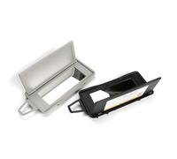 QASULER for Mercedes-Benz, Clase S W221 Parasol delantero for coche, visera, espejo de maquillaje interior, cubierta cosmético S300 S450 2006-2013 Espejo de tocador con visera solar(Black Right)