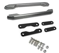 QASULER for, MT-09 FZ-09 2013-2020 2019 FZ09 MT 09 Barras de manija Barra Agarre Motocicleta Asiento Trasero Apoyabrazos Pasajero Barra de Apoyo Trasera para Motocicleta(Black N)