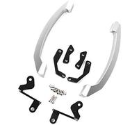 QASULER for, MT07 FZ07 2014 2015 2016 2017 Asiento Trasero de Motocicleta Mango Pasajero Barras Agarre Reposabrazos Barra de Apoyo Trasera para Motocicleta(Black W)