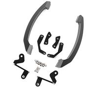 QASULER for, MT07 FZ07 2014 2015 2016 2017 Asiento Trasero de Motocicleta Mango Pasajero Barras Agarre Reposabrazos Barra de Apoyo Trasera para Motocicleta(Black E)