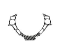 QASULER for NISSAN, GTR R35 2009-2015 Fibra de Carbono Cubierta del botón Volante Coche Marco decoración embellecedor Accesorios Interiores Vinilo decorativo volante