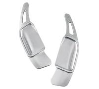 QASULER for Peugeot, 308 3ra generación 408 PHEV 2022 2023 SW GT Hybrid Premium Car Volante Shifter Paddle Extend Accesorios Cubierta del ala lateral del alerón trasero del coche(BLACK Silver)