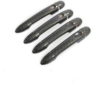 QASULER, for Renault, Captur Kaptur, for Samsung, QM3 2013 2014 2015 2016 2017 2018 2019 2020 Accesorios de la Cubierta de la manija de la Puerta del Coche de Fibra de Carbono Cubierta para manija de