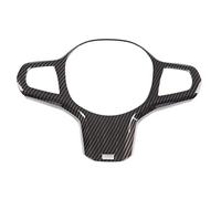 QASULER for, Serie 5/Serie 6 GT/X3/X4 2020-2022 Botones del volante Ajuste de la cubierta marco Interior coche Accesorios interiores Vinilo decorativo volante