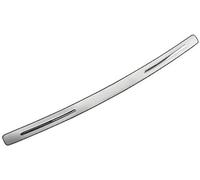 QASULER For Skoda, for Octavia, 2007-2018 Protector de Parachoques Trasero Coche Placa Banda Rodadura Maletero Estilo Ajuste Acero Inoxidable Protector de parachoques trasero de coche de goma(BLACK 1)