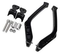 QASULER for Super, S-OCO TS Lite Pro TSX Reposabrazos Trasero de Motocicleta Modificado ala Trasera Pasamanos Asiento Barra Agarre del Pasajero Barra de Apoyo Trasera para Motocicleta(Black D)