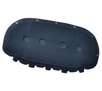 QASULER For VW, for Jetta, MK5 MK6 MK7 2006-2022 Alfombrilla de algodón insonorizada con aislamiento térmico for capó de coche almohadilla aislante del compartimento del motor(BLACK Mk7)