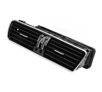 QASULER For VW, for Passat, for B6 B7 CC LHD 3C1819728F 3AD819728A Tablero Central Cromado Negro Salida de Aire Ventilación Centro Tablero A/C Calentador Ventilación de Aire Salida de ventilación del