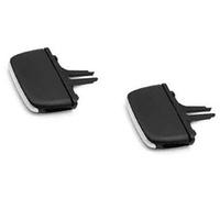 QASULER For, XC90 V90 S90 Kit de reparación Clip ventilación aire acondicionado coche, rejilla CA delantera y trasera, lengüeta salida, deslizador Clip de ventilación(BLACK 2 pcs)