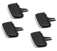 QASULER For, XC90 V90 S90 Kit de reparación Clip ventilación aire acondicionado coche, rejilla CA delantera y trasera, lengüeta salida, deslizador Clip de ventilación(BLACK Rear right)