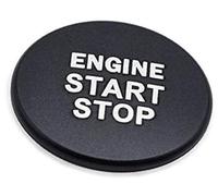 QASULER Funda con pegatinas for botones de cubierta motor arranque y parada coche, for Toyota, Corolla, C-HR, RAV4, Yaris C HR CHR Auto Ring Calcomanía de adorno para arranque por botón del v