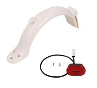 QASULER Guardabarros trasero, juego de luces traseras, guardabarros for patinete eléctrico, for Xiaomi, Pro2 Mi3 KickScooter, versión, guardabarros trasero, piezas de lámpara de luz trasera Cubierta d