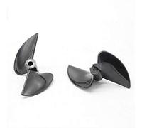 QASULER Hélice de Barco de Cebo RC D70mm 2 hélices de Cuchillas Tornillo inverso Positivo 5mm Eje de Barco RC Hélice de Motor de Barco(Positive)