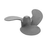 QASULER Hélice de Repuesto for Barco, fueraborda aleación Aluminio, Accesorios prácticos y duraderos, fácil Instalar, for, 2HP, Color Blanco Hélice de Barco