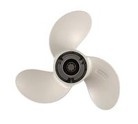 QASULER Hélice fueraborda de 3 Palas aleación Aluminio 9 1/4 X 9-J, for,9-15 CV Hélice de Barco