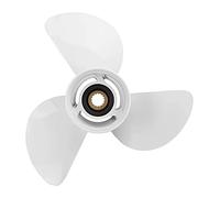 QASULER Hélice fueraborda Marina 13 1/4 X 17-K Actualización de Aluminio 6E5-45945-01-EL, for, Motores 60HP-115HP Hélice de Motor de Barco