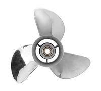 QASULER Hélice fueraborda Marina for Barco RH de 13 3/4x17 Pulgadas, Piezas Acero Inoxidable 3 Cuchillas, for, Johnson, Motor Evinrude 150-250HP Hélice de Barco