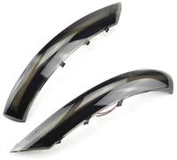 QASULER Indicador de espejo lateral 2 piezas, for VW, for Touareg, I MK1 7L 2007 2008 2009 2010 Lámpara señal giro dinámica for automóvil Luz LED secuencial Luz de señal de giro del coche
