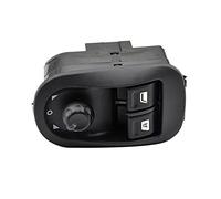 QASULER Interruptor de control elevalunas eléctrico 6554 WA for Peugeot 206 CC 206SW Saloon 306 2007-2016 Botón del panel de instrumentos del coche