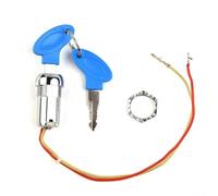 QASULER Interruptor de encendido de 2 cables y 2 llaves for coche, cerradura de llave for bicicleta eléctrica, kart, scooter, piezas de coche, arranque de encendido, fácil instalación Cerradura de enc