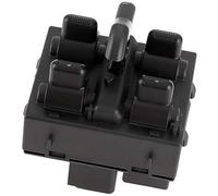 QASULER Interruptor del elevalunas, para Jeep, para Wrangler 2007 2008 2009 2010 Piezas de automóvil Power Master Lift Control 4602756Aa Interruptor de ventana eléctrica