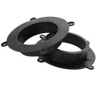 QASULER Juego de 2 anillos espaciadores for altavoz, adaptador espaciador for altavoz de agudos, for Mazda, CX-9 2016-2023, resistente al agua, for 6.5#39;#39; ABS negro delantero Anillo espaciador pa