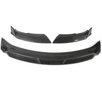 QASULER Juego de 3 divisores for BYD, Seal EV y DM-i 2022-2024, Accesorios Exteriores for Parachoques Delantero, alerón, Kit carrocería (impresión Carbono) Alerón de Coche(Black Carbon Printing)