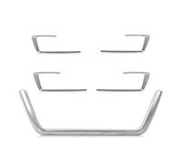 QASULER Juego de 5 embellecedores for consola central tablero delantero cromado for, serie 3 y 4, F30, F31, F32, F34, F36, 316, 318, 320, 420, 2013-2015 Embellecedor de ventilación de coche
