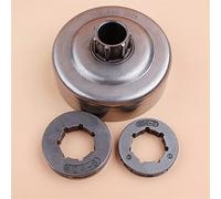 QASULER Kit de llanta de Rueda Dentada 7T 8T de Paso 404 de Tambor de Embrague, for repuestos de Motosierra de Gasolina STIHL, 070 070AV MS720 Kit de Embrague para cortacésped