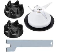 QASULER Kit de repuestos for licuadora KitchenAid, Cuchilla de 4 Hojas y acoplador de licuadora con Llave QASULER