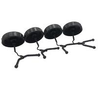 QASULER Kit de tapas tanque combustible y aceite, 4 Uds., for motosierra ST IHL MS170 MS180 MS190 017 018 019, piezas repuesto 11303500500 Tapa del tanque de combustible para maquinaria de jardín