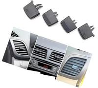 QASULER Kit reparación ventilación tablero Clip lengüeta salida Rejilla acondicionado for Hyundai VERNA SOLARIS 2010-2016 Clip de ventilación(BLACK Set of 4)