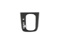 QASULER LHD RHD, for VW, for Golf, 6 GTI R MK6 Accesorios Adhesivo de fibra carbono real Cubierta del panel cambio marchas Moldura interior Embellecedor de ventilación de coche(Style b,RHD)