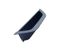 QASULER LHD RHD Juego de manijas de Puerta de Panel de reposabrazos de Puerta Interior Izquierda Derecha, for X3 X4 F25 F26 2010-2016 Cubierta de manija de puerta de fibra de carbono(LHD Black)