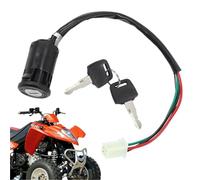 QASULER Llave de Encendido, Llave de Encendido con 2 Llaves | Piezas de Arranque for Motocicleta, for Scooter, Quad, botón de Arranque eléctrico Cerradura de Encendido antirrobo