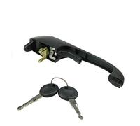 QASULER Llaves de manija puerta exterior MANIJA DE PUERTA DELANTERA EXTERIOR IZQUIERDA DERECHA CON LLAVES, for VW, T25 Caravelle Camper 251837205 Kit de cerradura para manija de puerta de coche