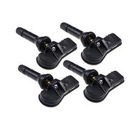 QASULER Lote de 4 Uds Sensor monitor presión neumáticos TPMS for coche, for Peugeot 207, 301, 308, 3008, 408, 508, 5008, for Citroen, C4 C5 DS4 DS5 9811536380