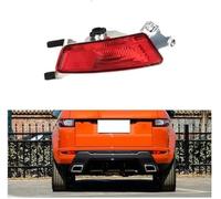 QASULER Luces traseras, luz de parachoques trasero for Land Rover, Range, Evoque L538 2011-2019, reflector freno, antiniebla trasera, giro, (izquierda) Luz trasera del parachoques trasero(BLACK Left)