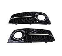 QASULER Luz de circulación diurna LED DRL for coche, cubierta luz antiniebla delantera, rejilla, for, A4/B8 2007-2011 pre-facelift Inserto de malla para la abertura de la luz antini