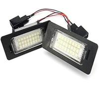 QASULER Luz de matrícula LIGHT for Skoda, Fabia, Octavia, Rapid y Superb 8T0943021 4G0943021 Luz de matrícula