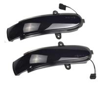 QASULER Luz de señal de giro para coche, para Mercedes-Benz Clase E W211 S211 G W463 2002-2007 Conjunto de indicador Espejo lateral LED dinámico Indicador del espejo retrovisor Indicador del